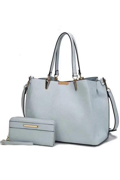 MKF  Kane Women Satchel Bag with Wallet MKF Collection by Mia K