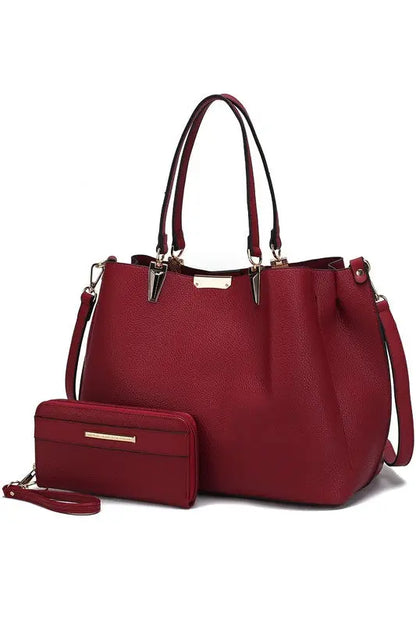 MKF  Kane Women Satchel Bag with Wallet MKF Collection by Mia K