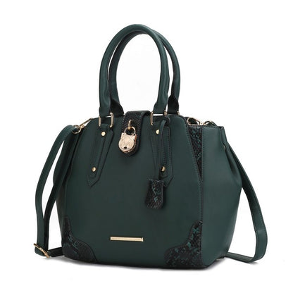 MKF Lorena Snake embossed  Women Satchel Bag