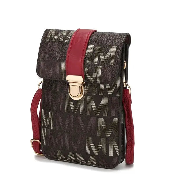 MKF Lulu XL M Signature Phone Wallet Crossbody Bag MKF Collection by Mia K