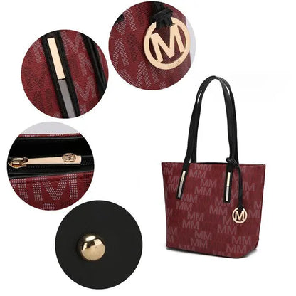 MKF Aylet M Tote with Mini Bag and Wristlet Pouch MKF Collection by Mia K