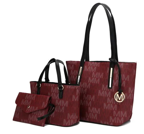 MKF Aylet M Tote with Mini Bag and Wristlet Pouch MKF Collection by Mia K