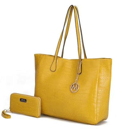 MKF Sadie Oversize Tote & Wallet Set by Mia K MKF Collection by Mia K