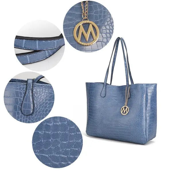 MKF Sadie Oversize Tote & Wallet Set by Mia K MKF Collection by Mia K