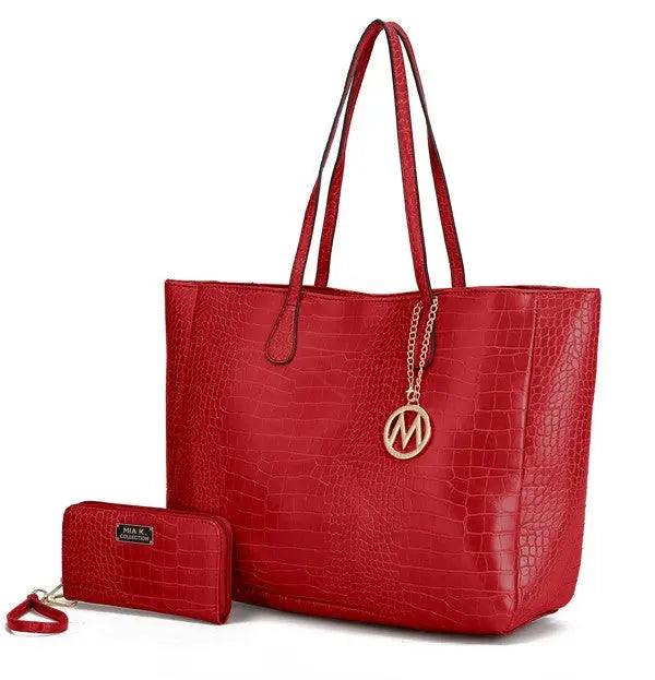 MKF Sadie Oversize Tote & Wallet Set by Mia K MKF Collection by Mia K