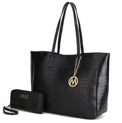 MKF Sadie Oversize Tote & Wallet Set by Mia K MKF Collection by Mia K