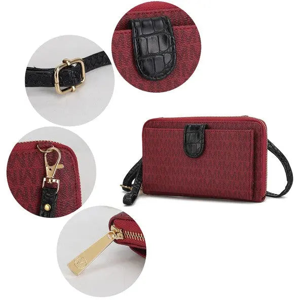 MKF Olga Smartphone and Wallet Crossbody Bag MKF Collection by Mia K