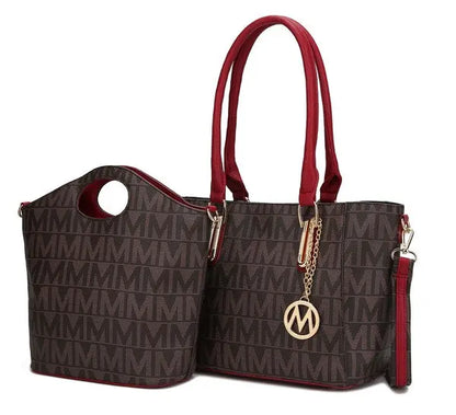 MKF Casey M Signature Tote & Crossbody Set MKF Collection by Mia K