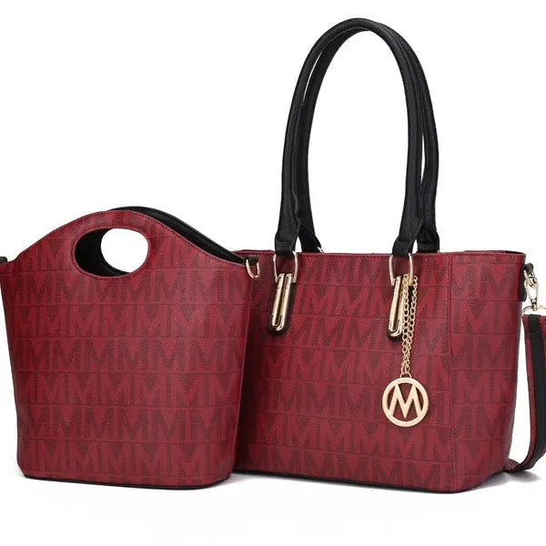 MKF Casey M Signature Tote & Crossbody Set MKF Collection by Mia K