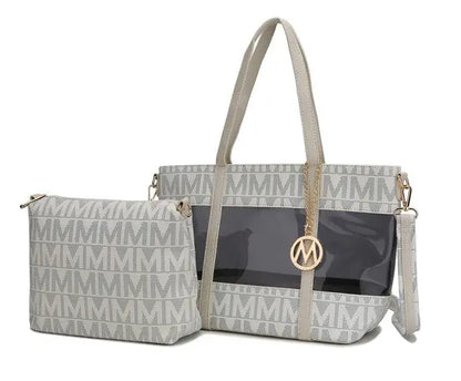 MKF Belinda Tote with Crossbody Bag by Mia K MKF Collection by Mia K