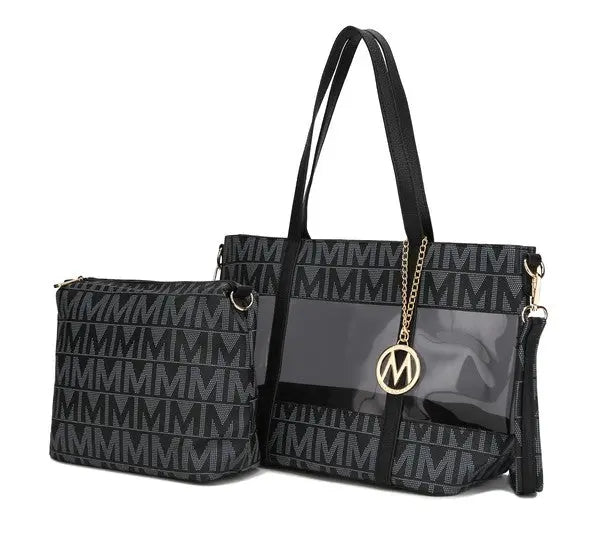 MKF Belinda Tote with Crossbody Bag by Mia K MKF Collection by Mia K