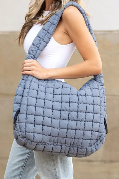 Taylor Quilted Puffer Tote Aili's Corner