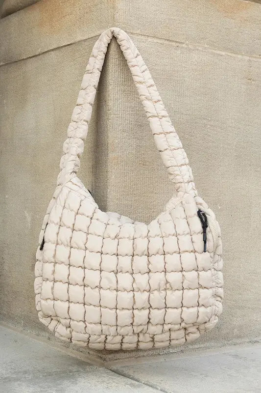 Taylor Quilted Puffer Tote Aili's Corner