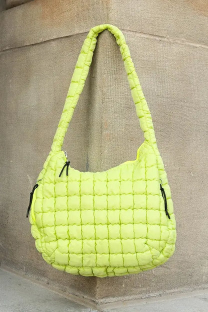 Taylor Quilted Puffer Tote Aili's Corner