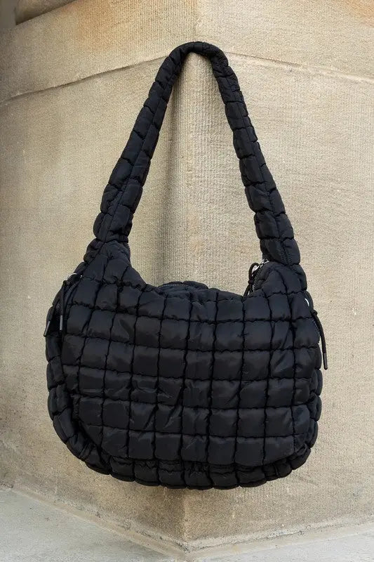 Taylor Quilted Puffer Tote Aili's Corner