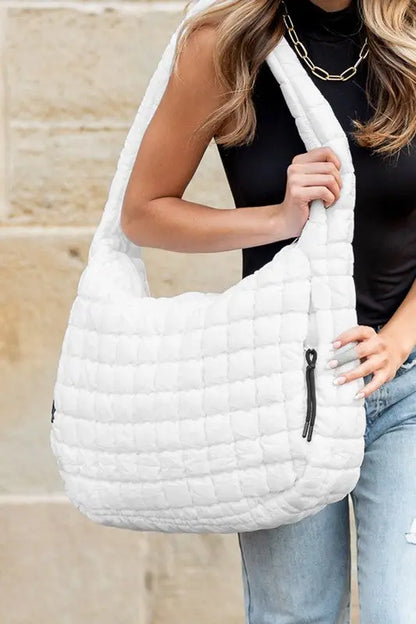 Taylor Quilted Puffer Tote Aili's Corner