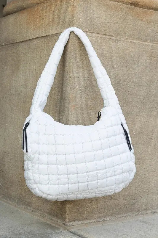 Taylor Quilted Puffer Tote Aili's Corner