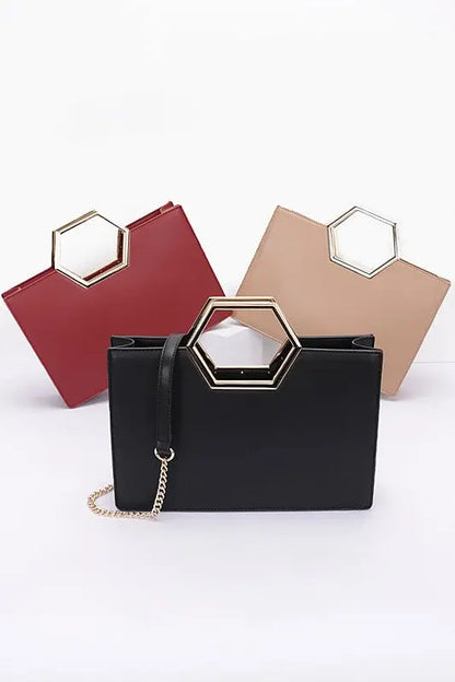 Top Handle Structured Tote Bag Artini Accessories