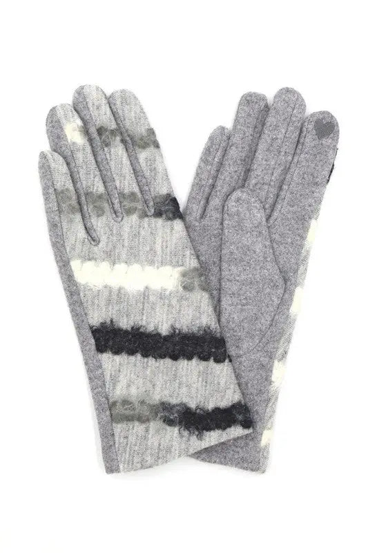 Pressed Yarn Fashion Winter Smart Gloves