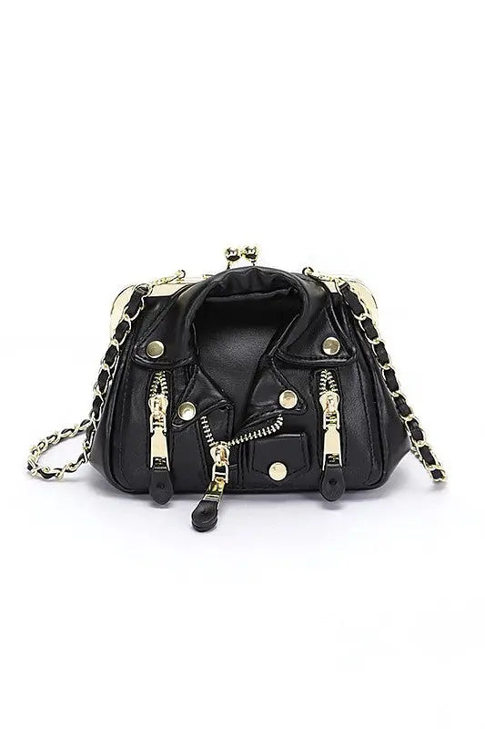 Iconic Leather Jacket Swing Bag Artini Accessories