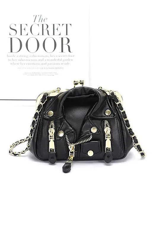 Iconic Leather Jacket Swing Bag Artini Accessories