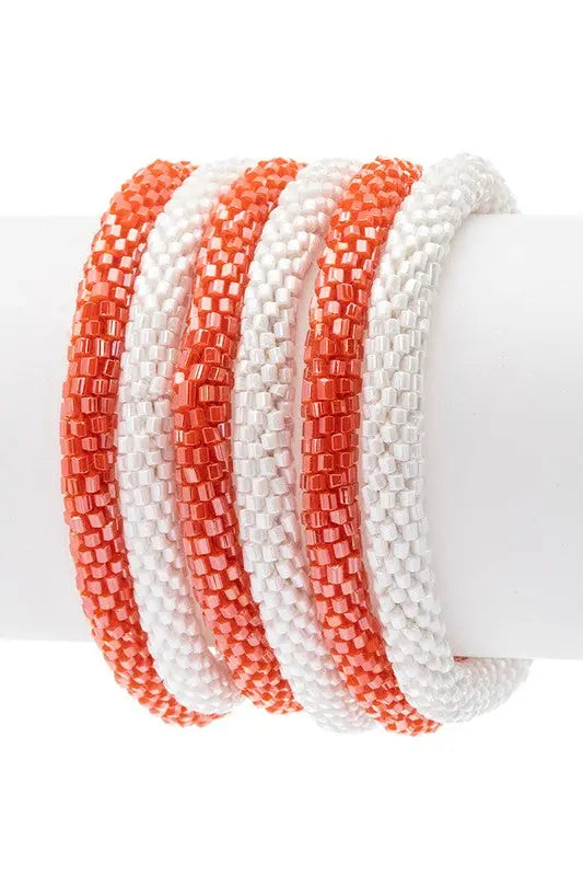 Team Color Nepal Roll On Bracelet Set LA Jewelry Plaza