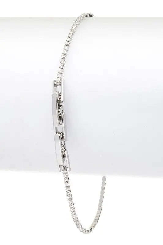 Super Dainty CZ Tennis Bracelet LA Jewelry Plaza