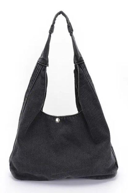 Denim Oversize Hobo Bag LA Jewelry Plaza