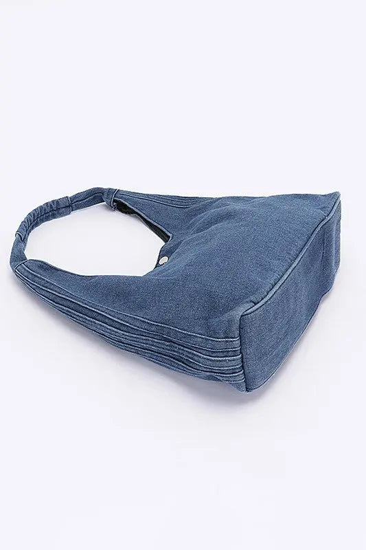 Denim Oversize Hobo Bag LA Jewelry Plaza