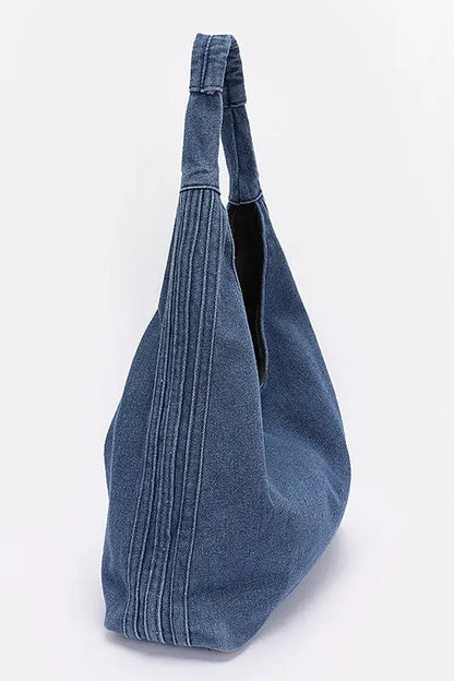 Denim Oversize Hobo Bag LA Jewelry Plaza