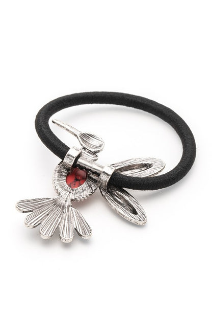 Humming Bird Stone Hair Tie