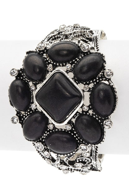 Stone Designed Western Vintage Stretch Bracelet