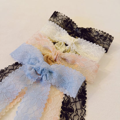 Lace Belle Bow Hair Clip