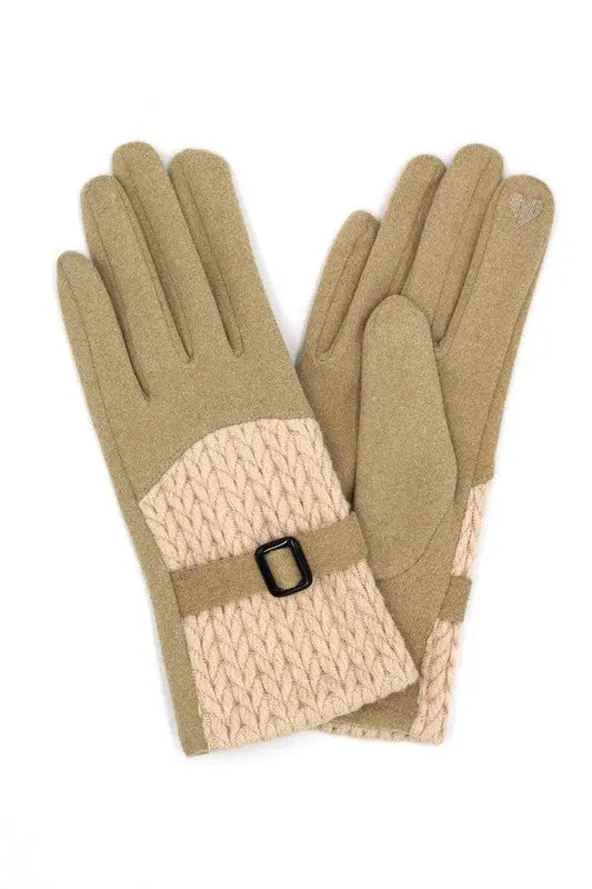 Cable Knit Fashion Winter Gloves