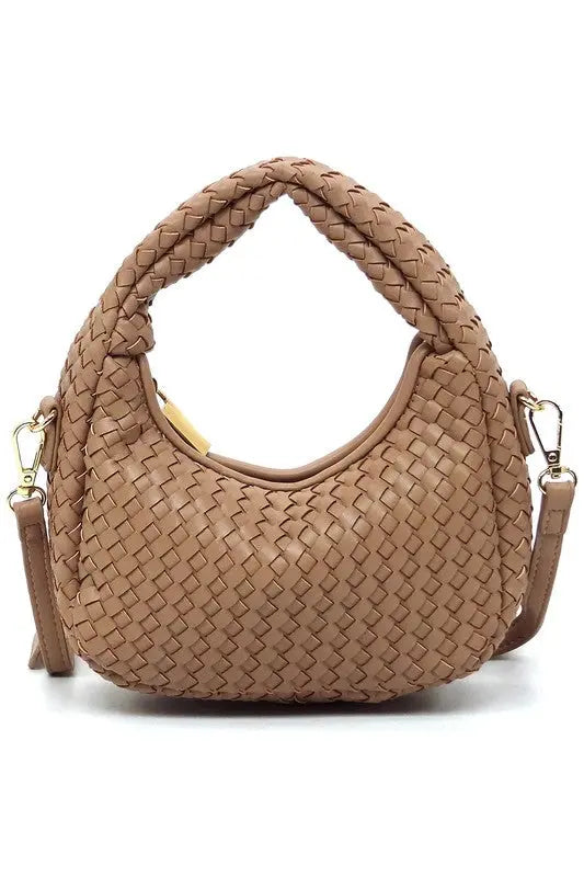 Woven Mini Hobo Shoulder Bag Fashion World