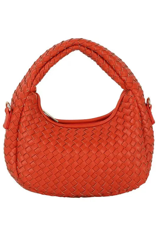 Woven Mini Hobo Shoulder Bag Fashion World