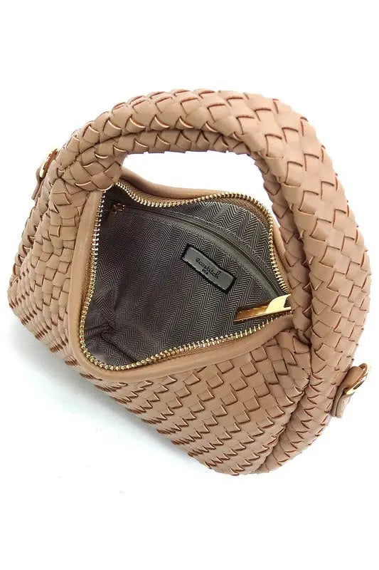 Woven Mini Hobo Shoulder Bag Fashion World