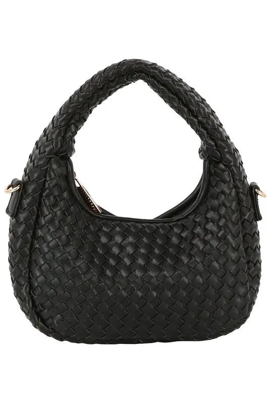 Woven Mini Hobo Shoulder Bag Fashion World