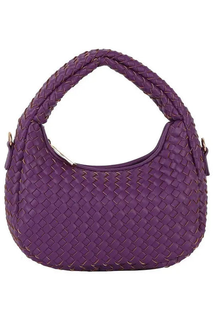 Woven Mini Hobo Shoulder Bag Fashion World