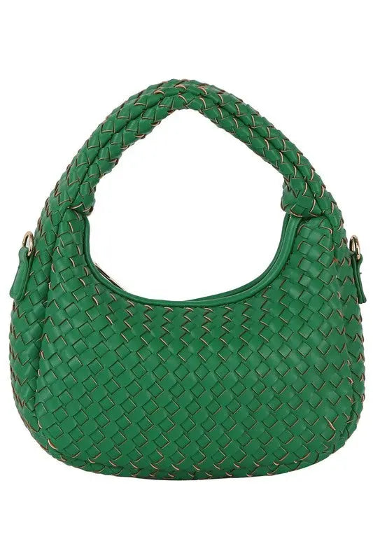 Woven Mini Hobo Shoulder Bag Fashion World