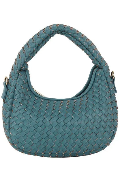 Woven Mini Hobo Shoulder Bag Fashion World