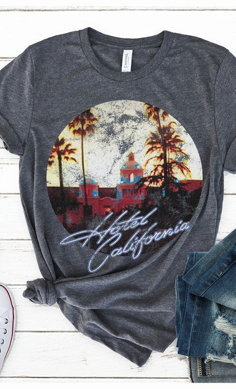 Retro Hotel California Graphic Tee PLUS