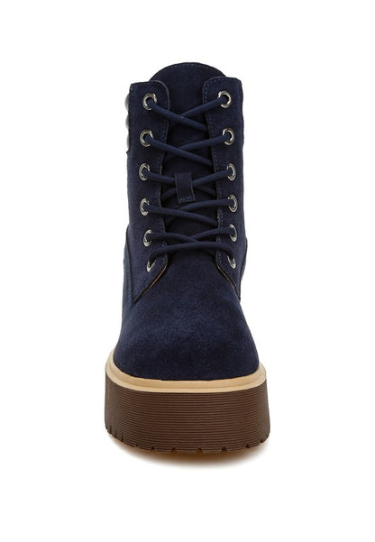 Parula High Ankle Suede Boots