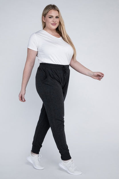 Plus-Size Jogger Pants