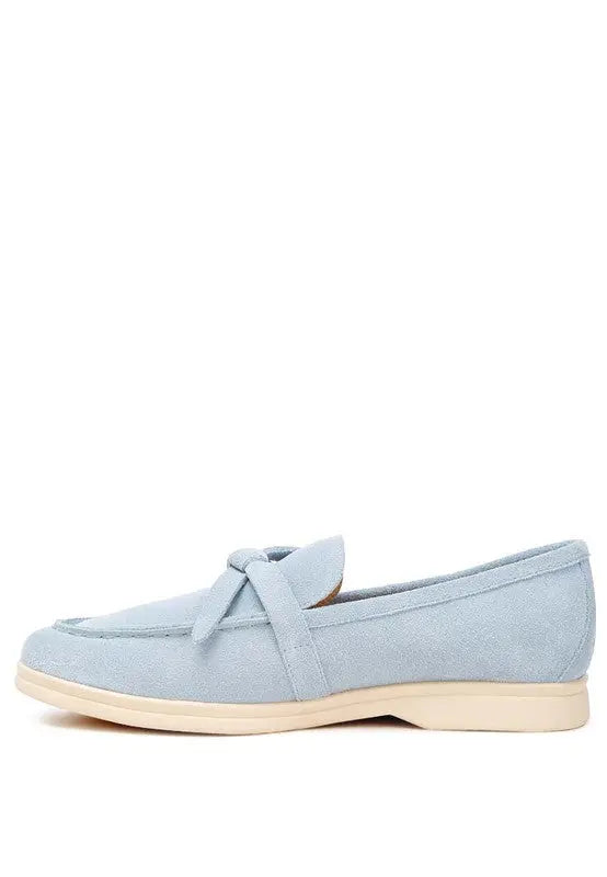 Nautica Genuine Suede Knot Detailed Loafers Rag Company