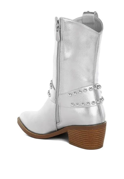 Altair Studded Harness Detail Boots