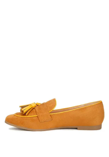 Folklore Micro Suede Tassel Loafers Rag Company