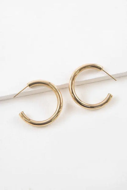 Canal Hoop Earrings Lovoda