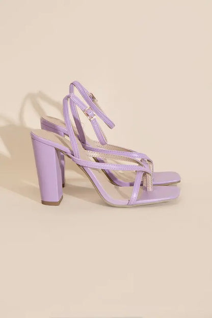 NILE-5 Thong Strappy Heels