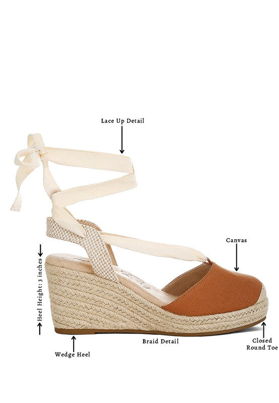 Little Mary Strappy Wedge Heel Sandals